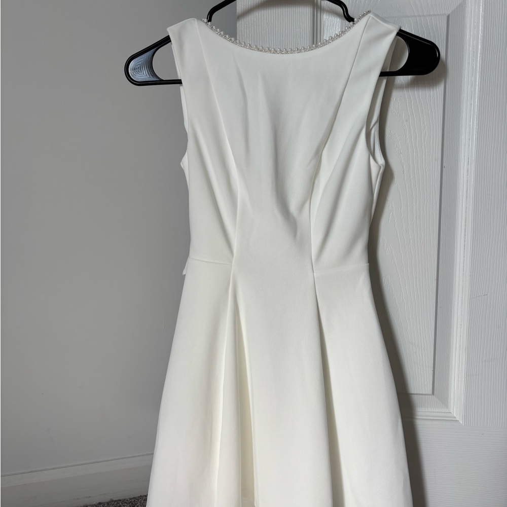 Lucy in the Sky Ivory Sleeveless Mini Dress